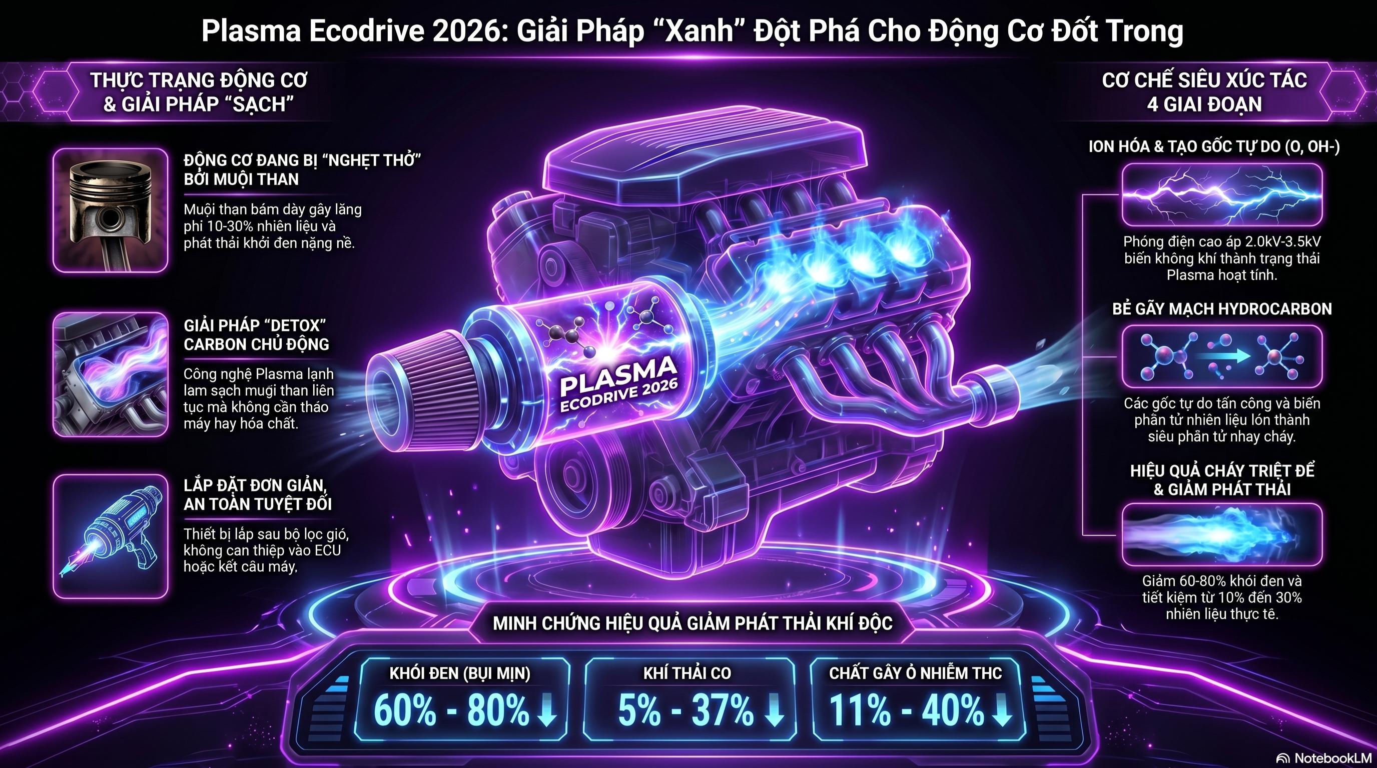 3 giải pháp cốt lõi từ Plasma 2026: tiết kiệm nhiên liệu, giảm phát thải, bảo vệ động cơ